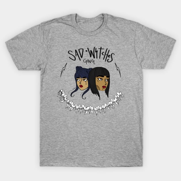 Sad Witches Gang T-Shirt by NoisomeArt